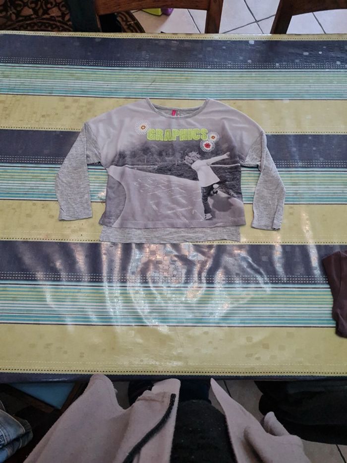 Tee-shirt court devant ML 5 ans