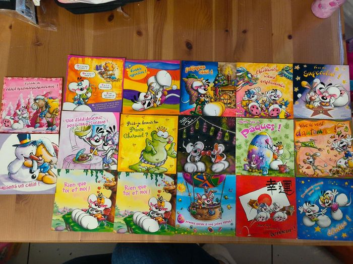 Classeur + boîtes + cartes diddl - photo numéro 2