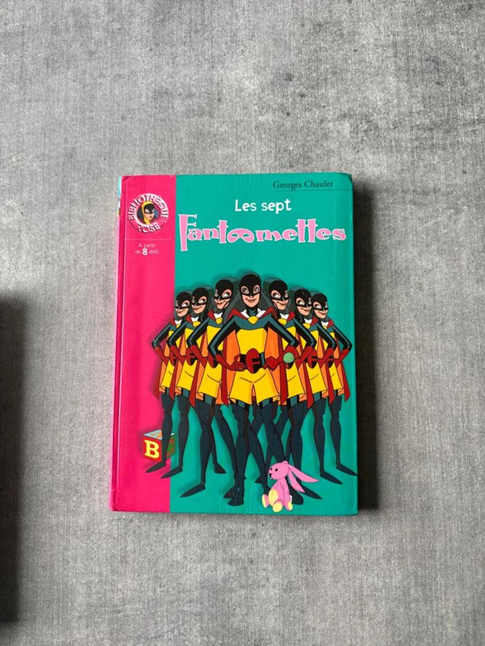 Livre la bibliothèque rose les sept Fantômette