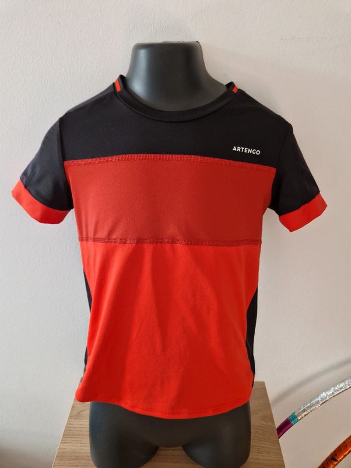 T-shirt technique tennis
