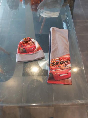 ensemble bonnet et écharpe garçon