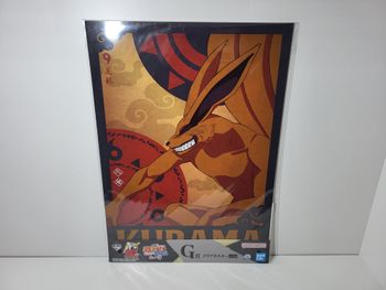Naruto Shippuden Ichiban Kuji G Clear Poster Affiche Naruto kyubi 40x30CM