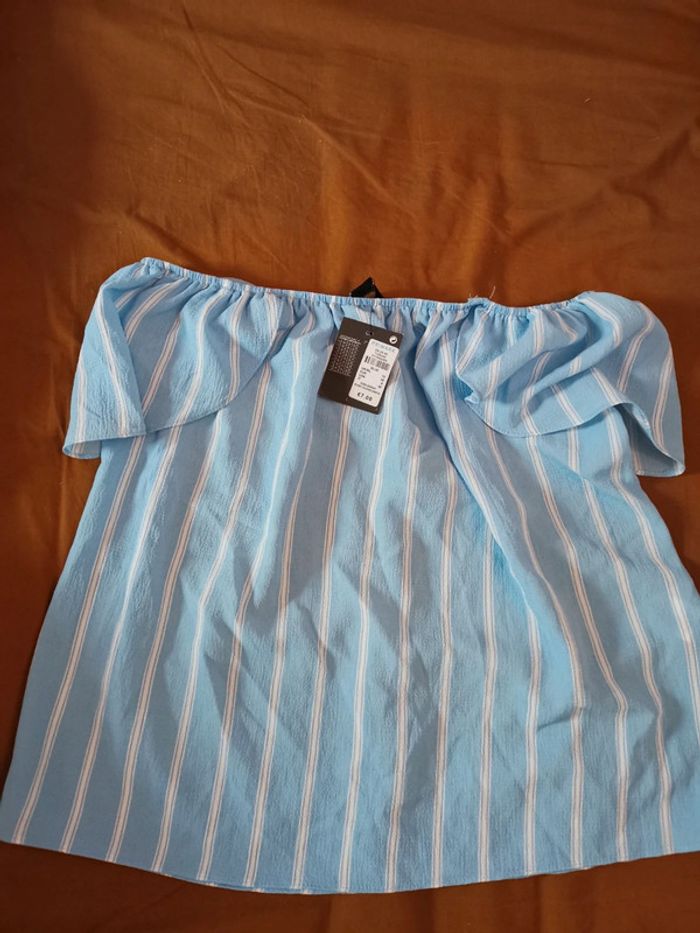 Top Primark T38 bleu clair - photo numéro 5