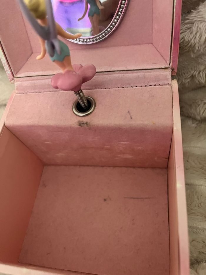 Boîte à bijoux musical fée clochette Disney - photo numéro 4