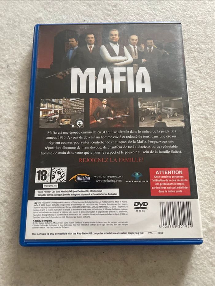 Mafia Jeu Playstation 2 PS2 Complet FR - photo numéro 3