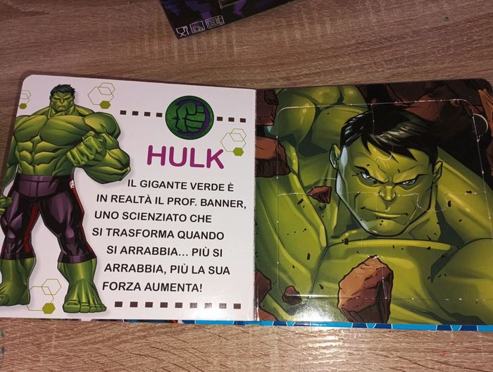 Livre avec 4 puzzles Marvel Avengers - photo numéro 5
