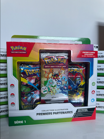 Coffret Pokémon collection illustration premiers partenaires série 1 (Neuf/Scellé) 