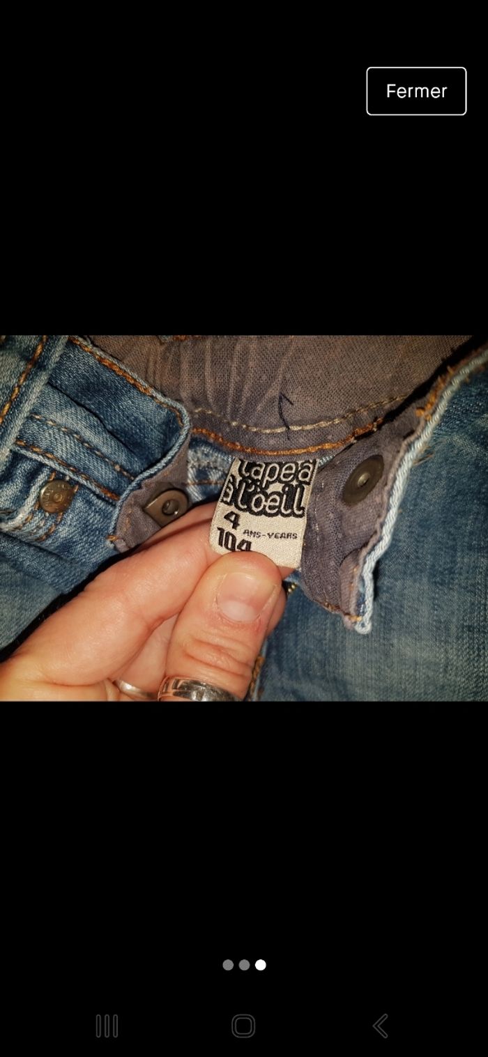 Short jeans TAO - photo numéro 3