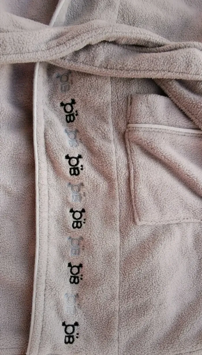 Robe de chambre peignoir polaire obaïbi 18 mois - photo numéro 2