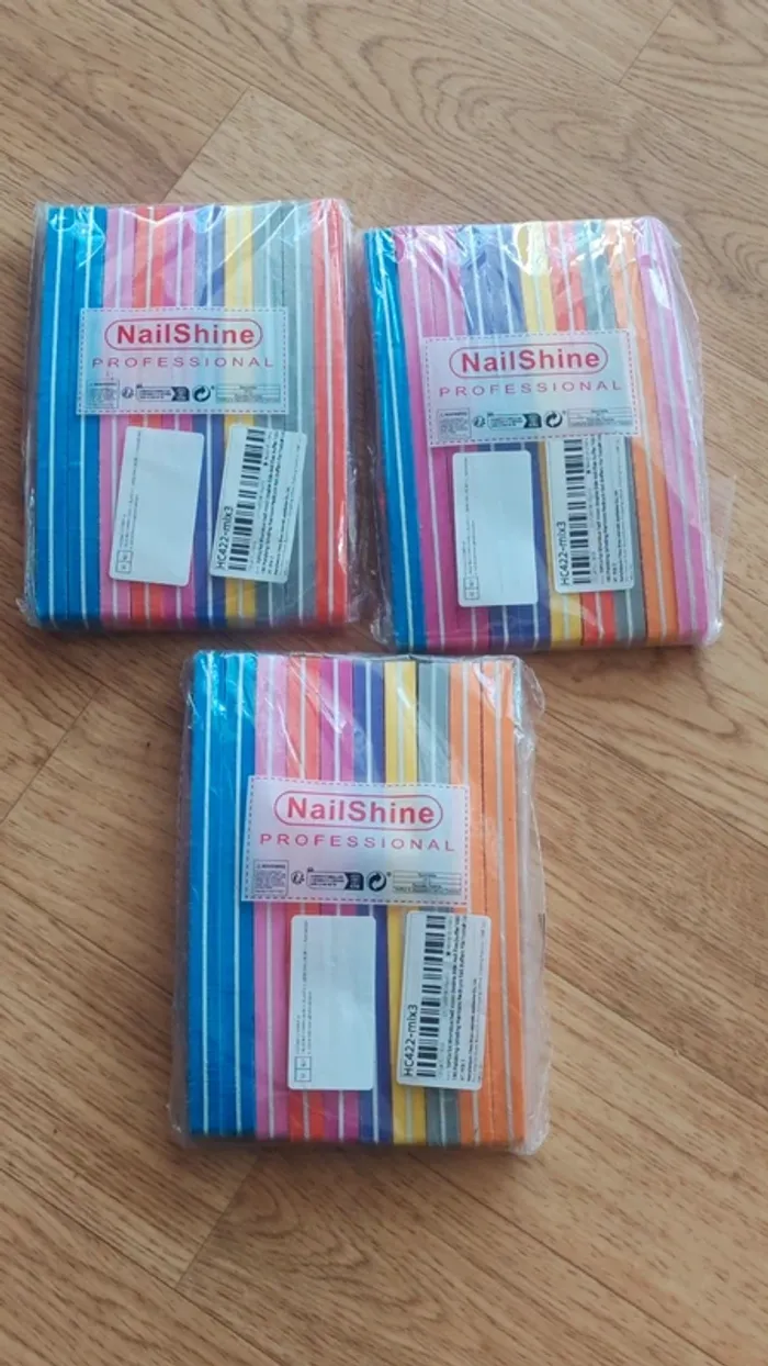 Lot de limes à ongles (3 paquets =30 limes)