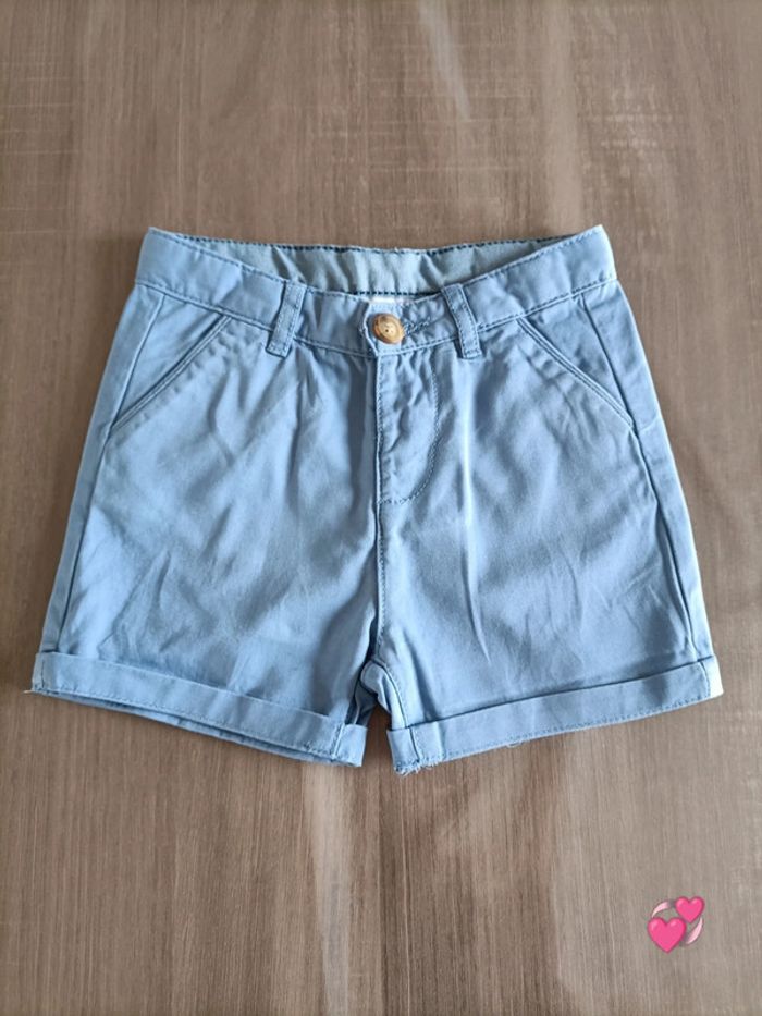 Short/ bermuda bleu Zara 3-6 mois 68 cm