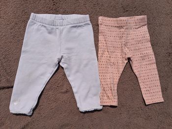 Lot de 2 leggings 3 mois