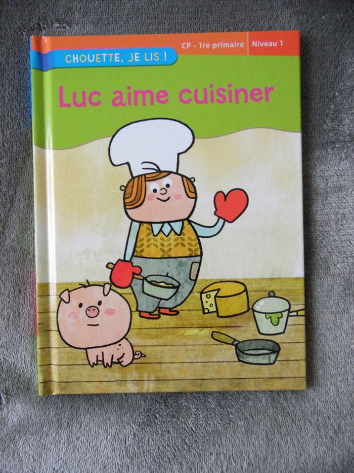 Livre "Luc aime cuisiner"