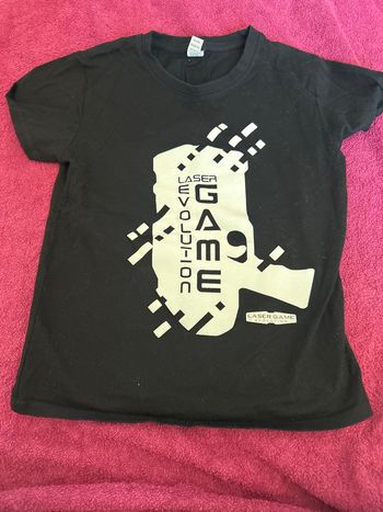 Tee Shirt Laser Game noir et blanc 
