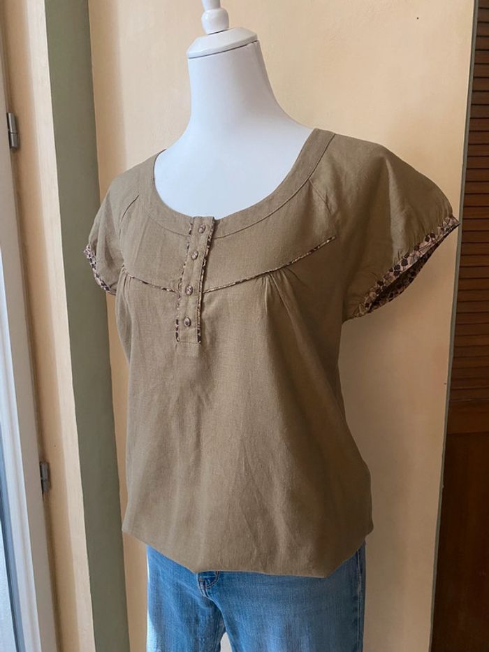 Blouse beige Mim T2 - photo numéro 4