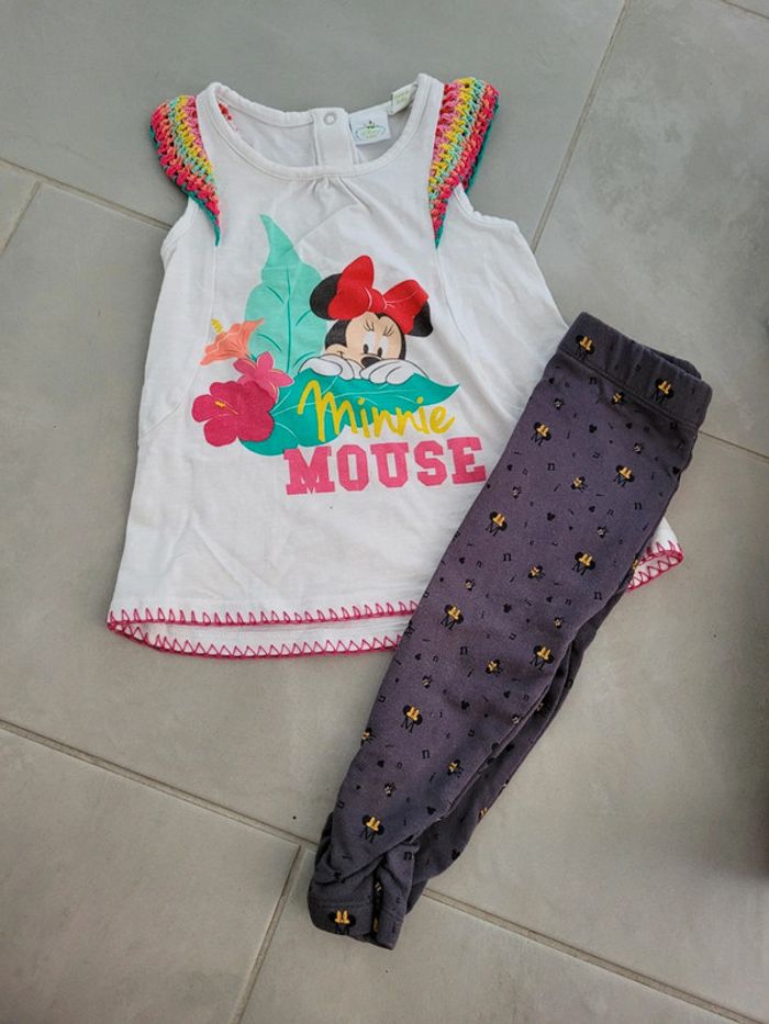 Ensemble Minnie 9 mois