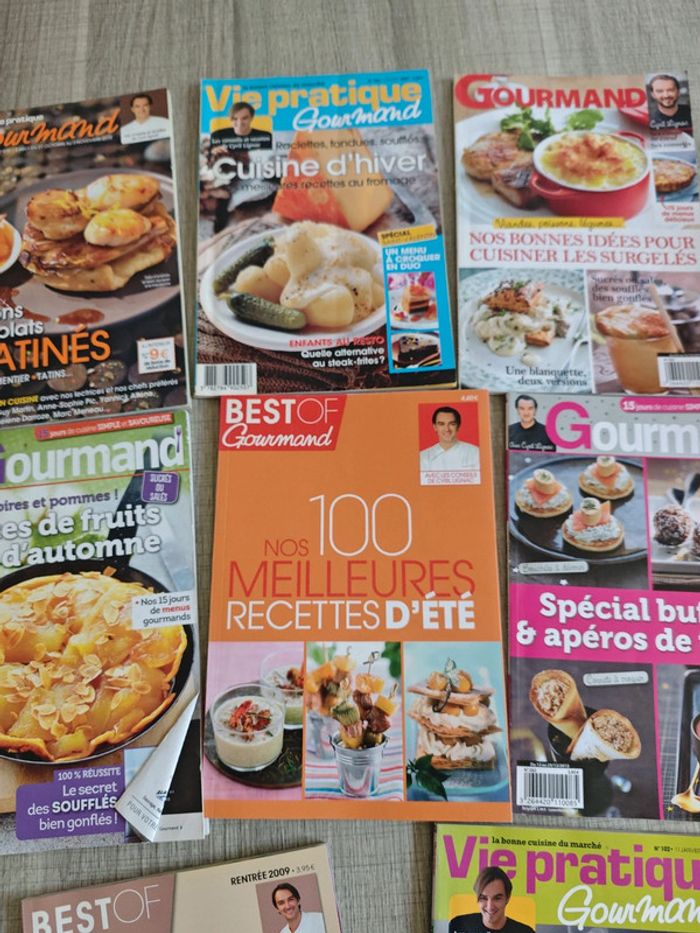 Lot de 8 livres de recettes de cuisine de Cyril Lignac - photo numéro 3