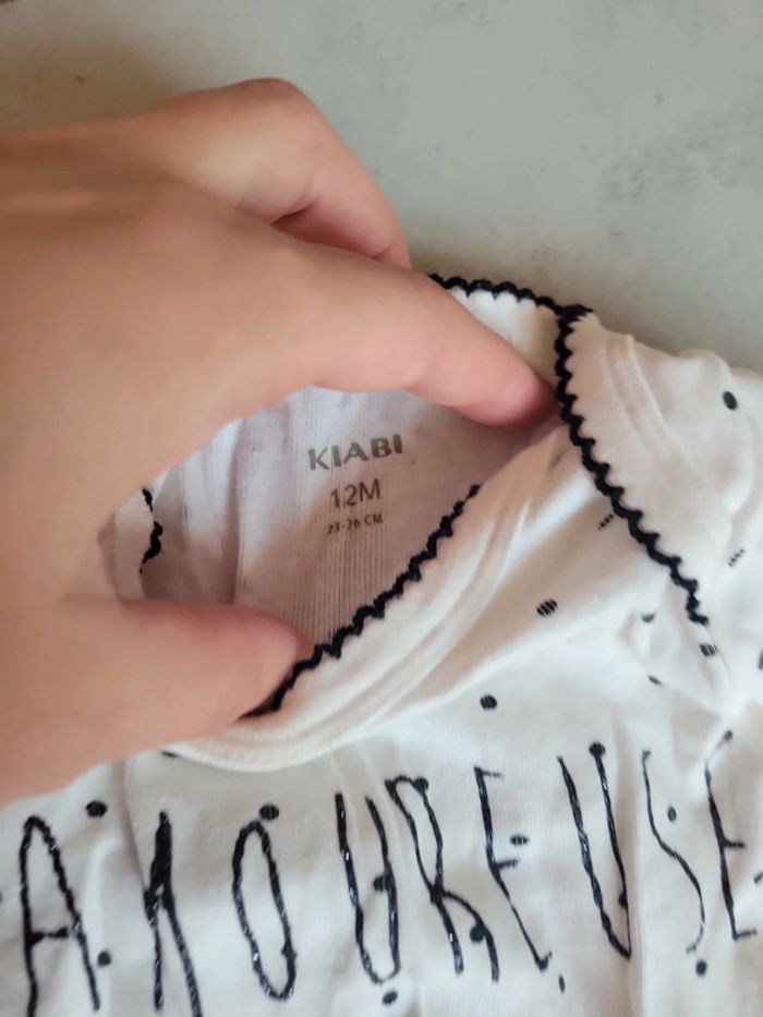 Lot body bébé fille 74 cm manche longue - photo numéro 5