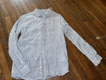 Chemise en lin Monoprix 14 ans