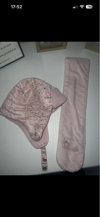 Bonnet et écharpe bébé