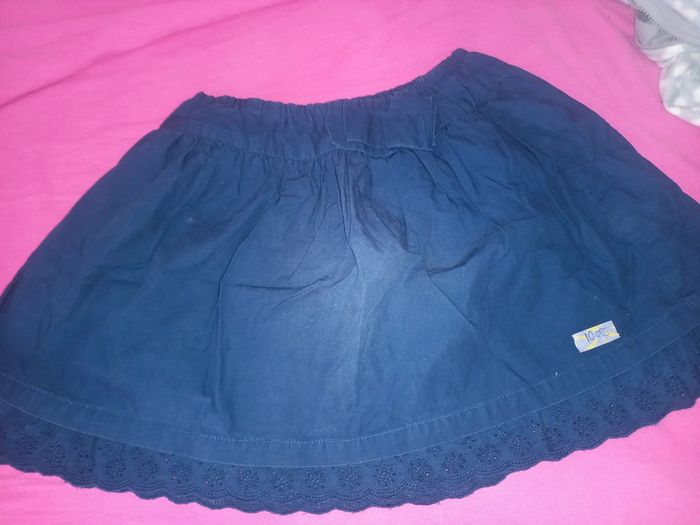 Jupe Rex 10 11 ans bleu marine
