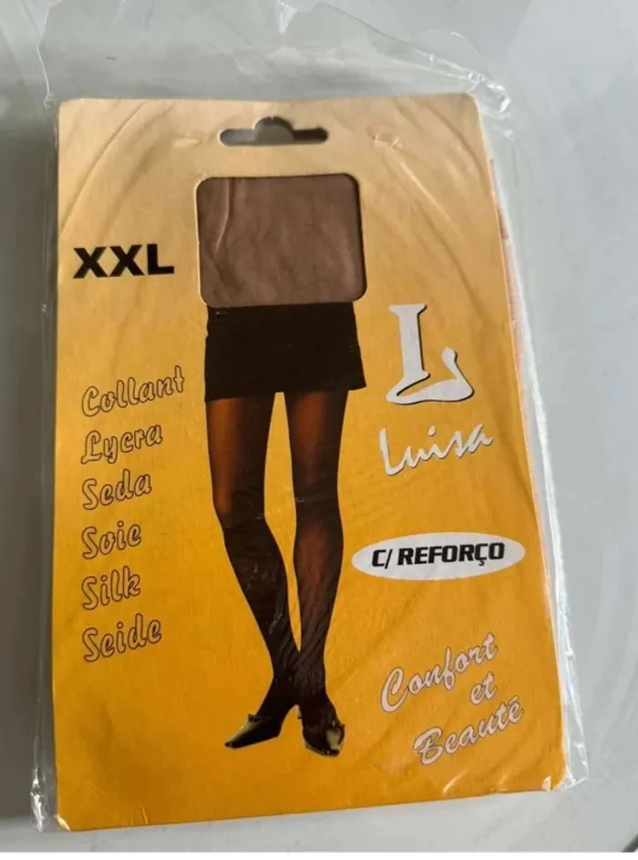 Collant lycra et soie. XXL. Neuf