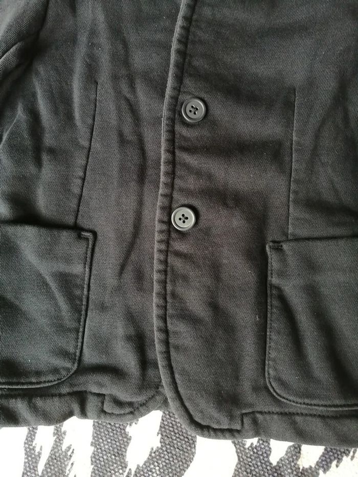 Blazer, veste costume, sweat, bleu marine, Okaidi, 5ans 110cm - photo numéro 2