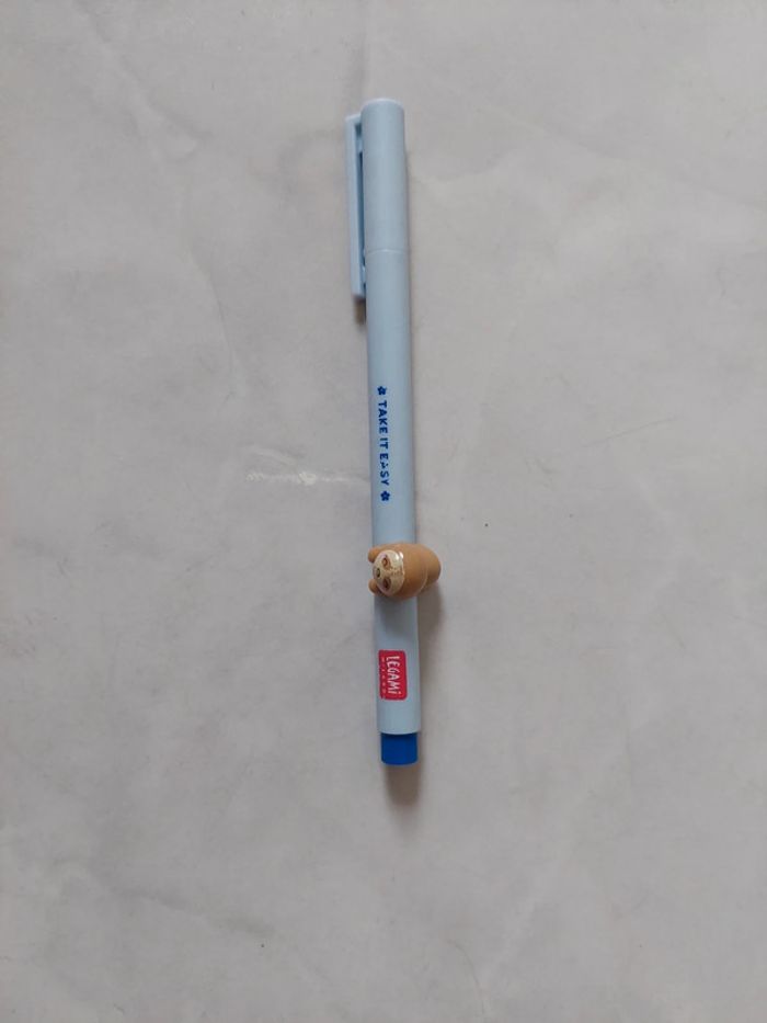 Stylo legami bleu petit singe amovible