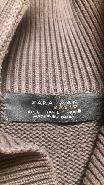 🍀Pull col haut zippé Zara Man Basic taille L🍀