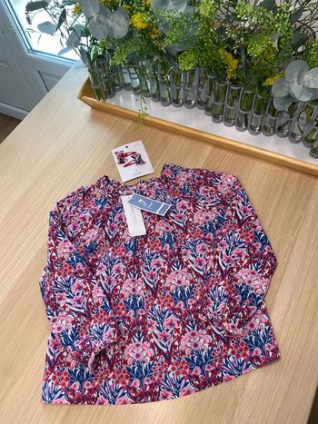 Adorable blouse liberty neuve jacadi