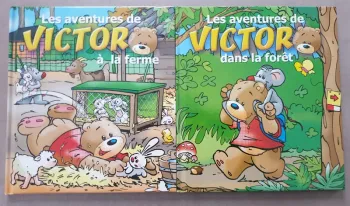 Lot 2 livres Les aventures de Victor