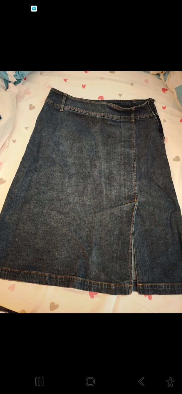 Jupe en jeans haute promod