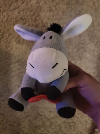 Peluche âne lettre A hachette