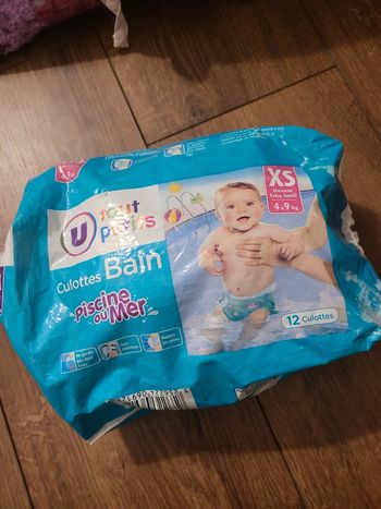 Lot de 6 culottes couches de bain swim pants XS 4-9kg