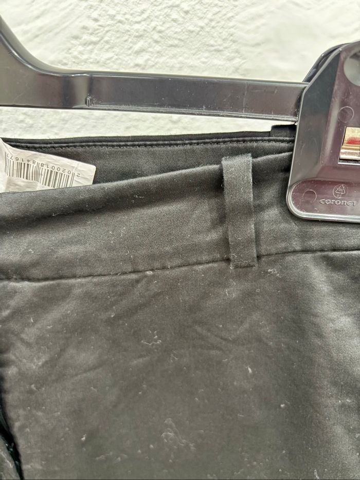 Pantalon noir Camaïeu en coton coupe droite - Taille 42 - photo numéro 3