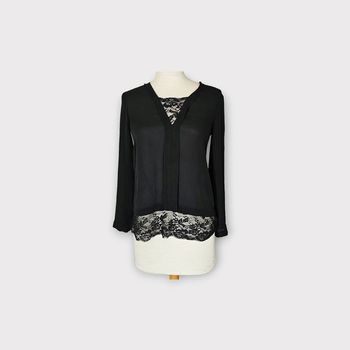 chemise Zara noir taille Xs