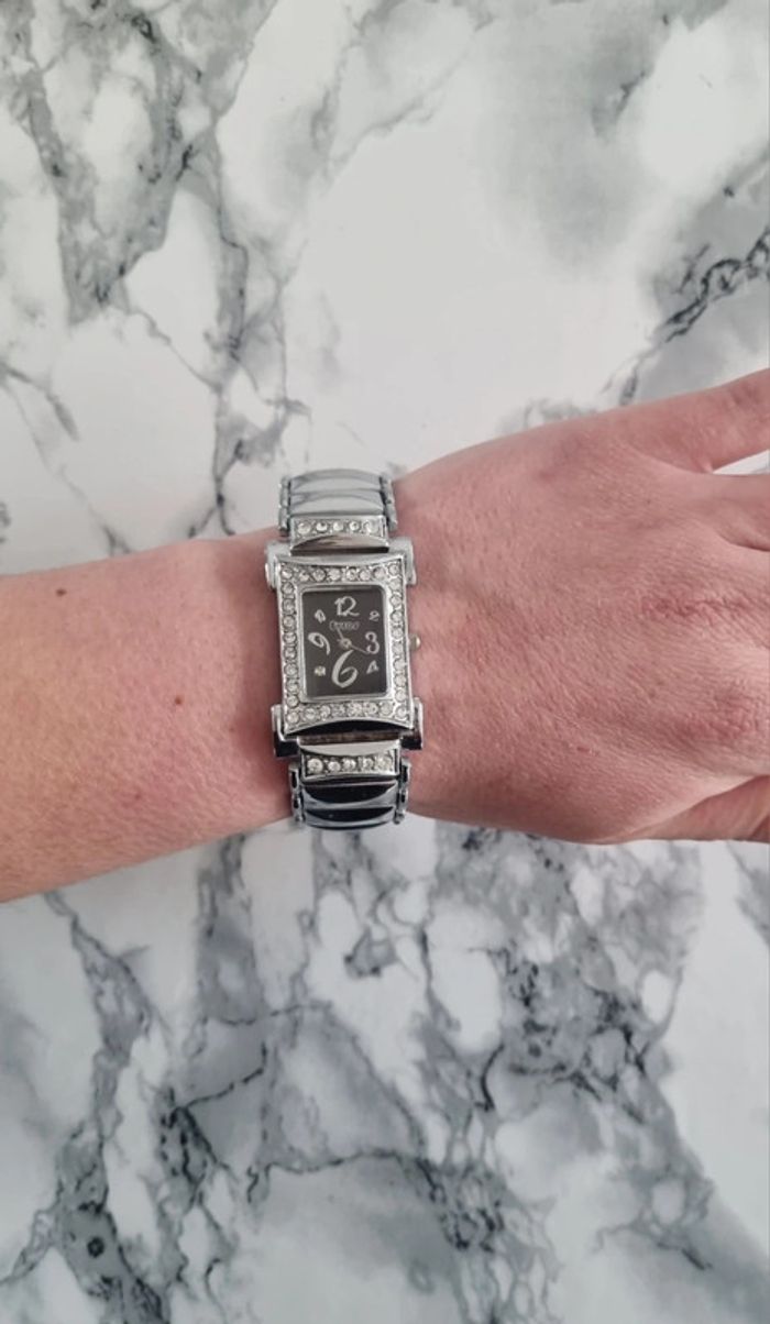 Montre argenté strass Année '90 - photo numéro 20