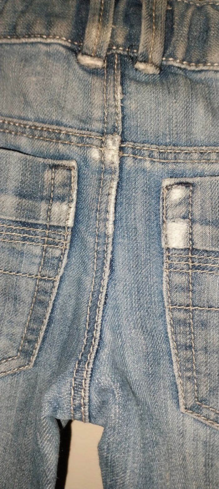 Jean slim Okaidi bleu used effect 2 ans Très bon état - photo numéro 8