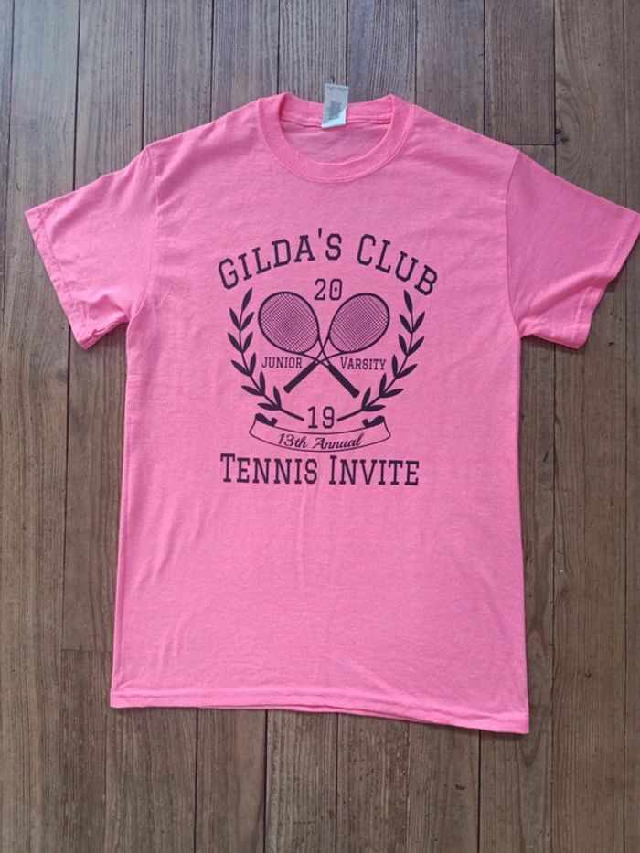 T-shirt manches courtes gilda's club tennis 2019 rose S