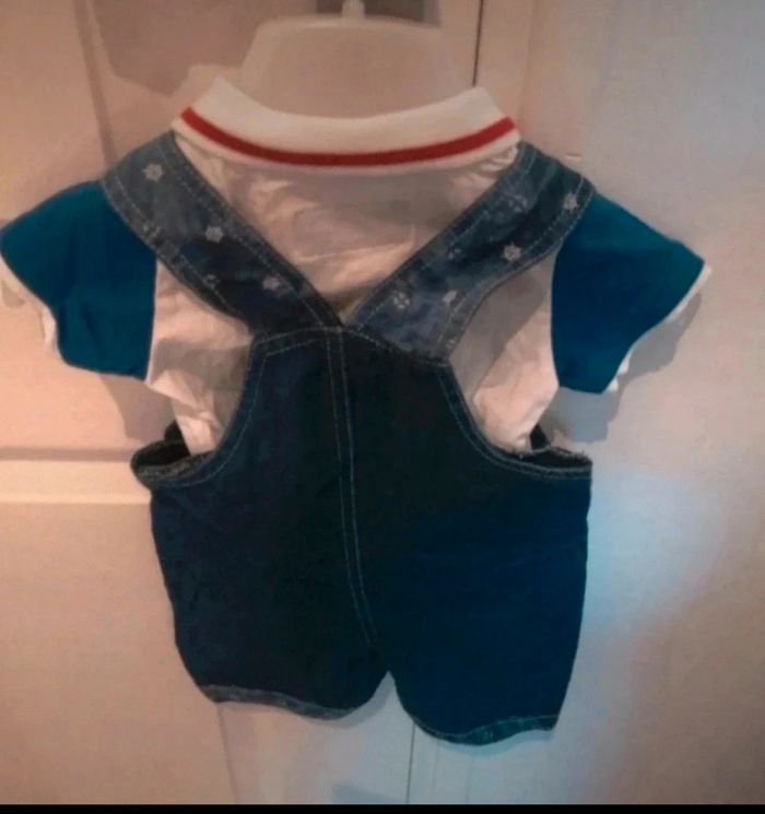 Ensemble salopette bébé garçon lee cooper 6 mois - photo numéro 2