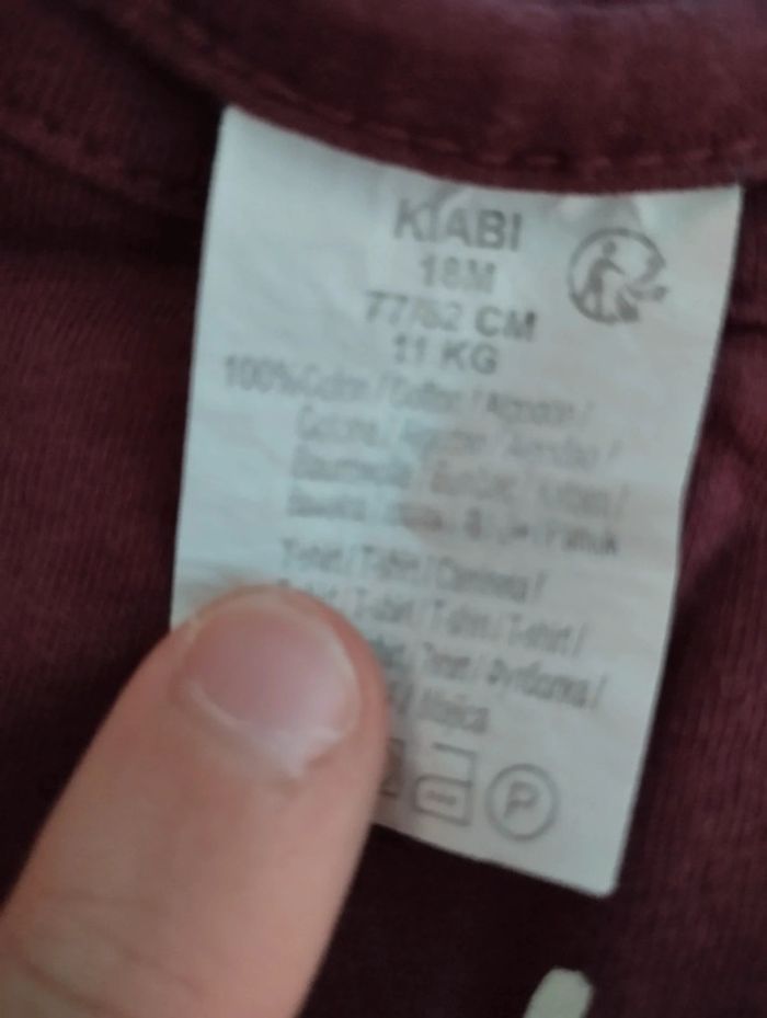 T-shirt manches longues 18mois - photo numéro 3