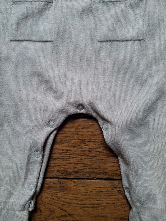 Combinaison bébé beige 6 mois mango - photo numéro 2