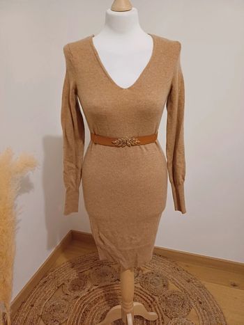 Robe pull beige légère taille XS/S 34/36