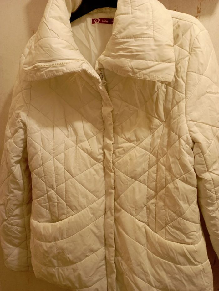 Parka doudoune blanche - photo numéro 2