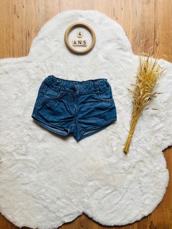 Short en jeans