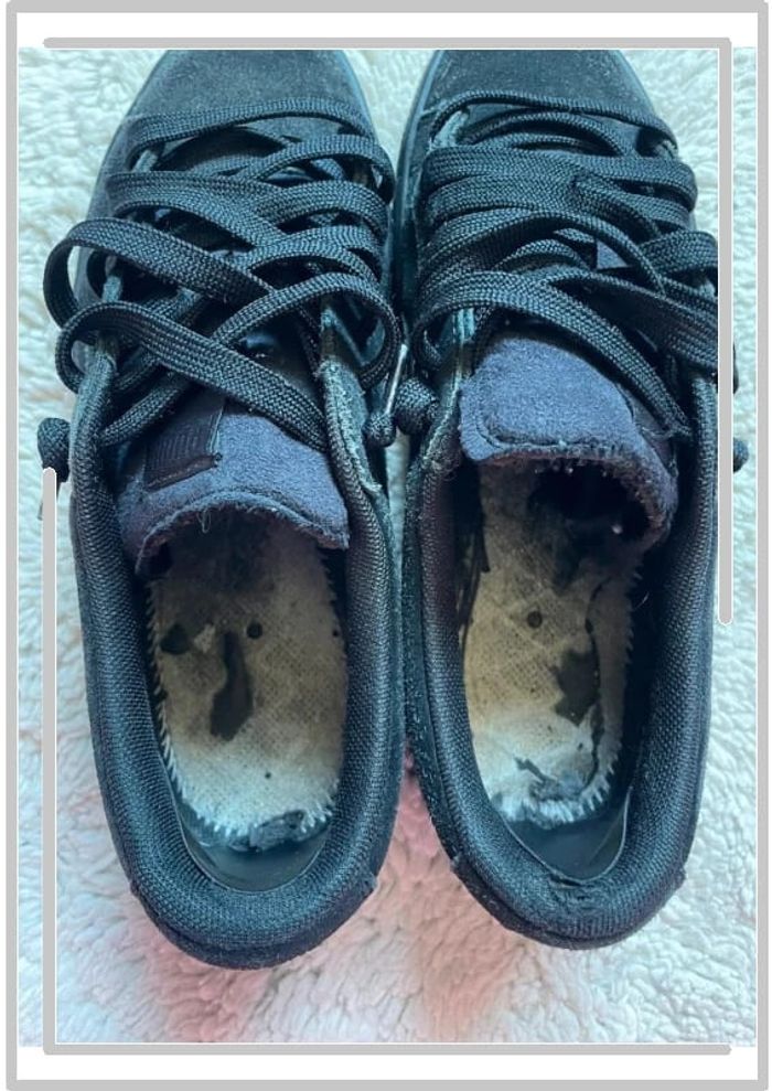 Basket puma Suède noir taille 38,5 - photo numéro 4