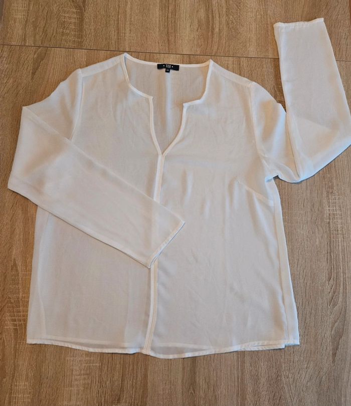 Blouse chemisier Blanche