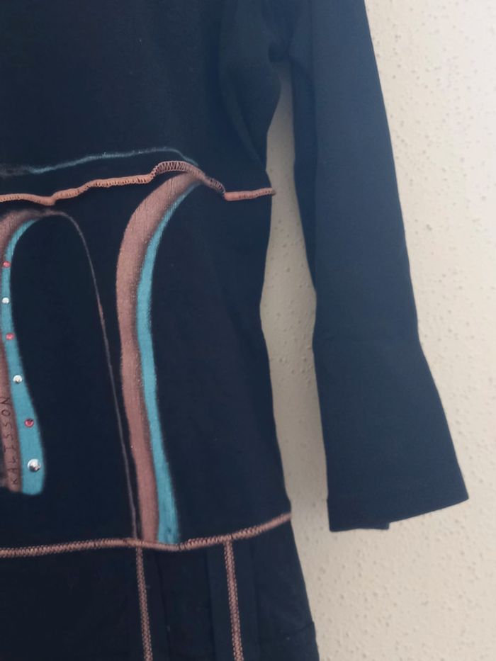 Haut de femmes long avec motifs T : 40 - photo numéro 4