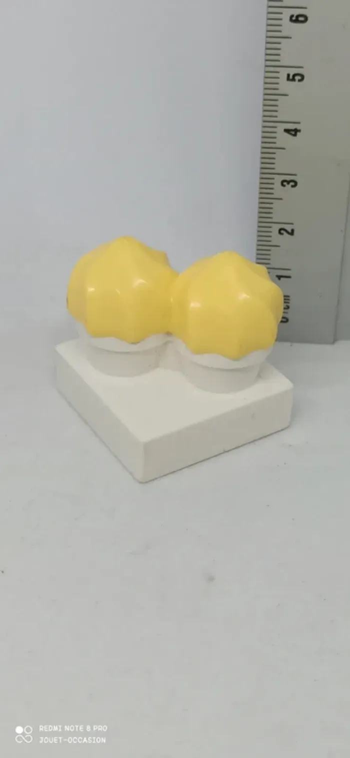 Brique avec glaces cupcakes jaunes lego duplo