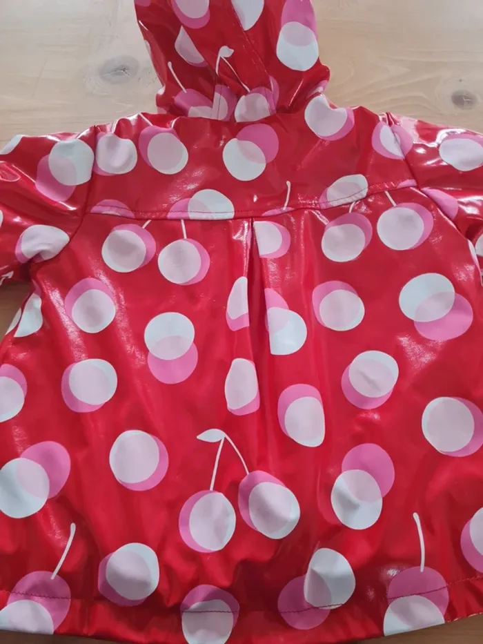 Blouson imperméable 18 mois fille - photo numéro 3